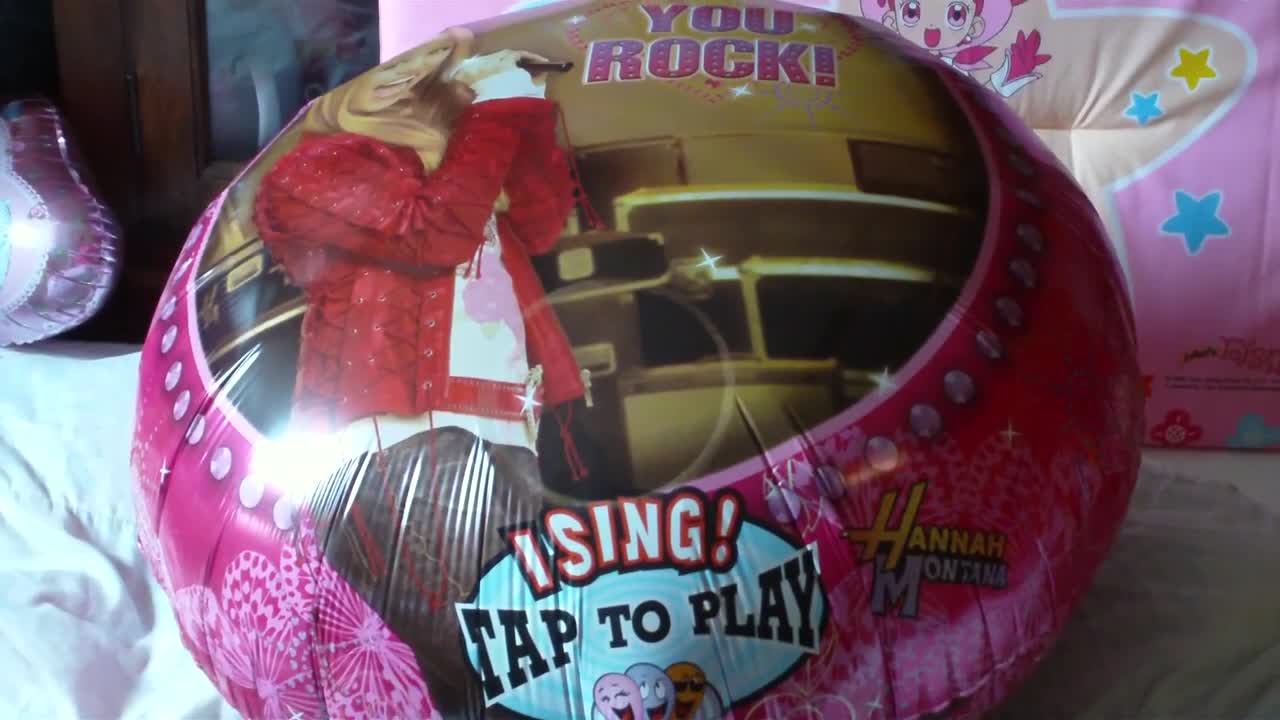 Hannah Montana Singing Mylar Balloon
