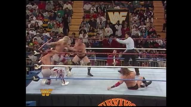 Survivor Series 1993 - The Heavenly Bodies vs. Rock 'N' Roll Express (SMW Tag Team Title Match)