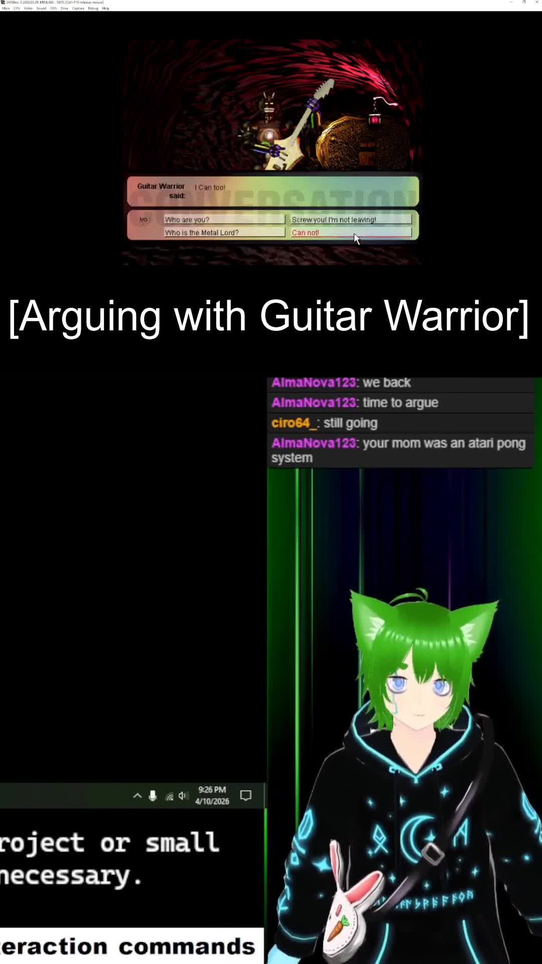 Iyo Argues with Guitar Warrior Iyo Argues with Guitar Warrior