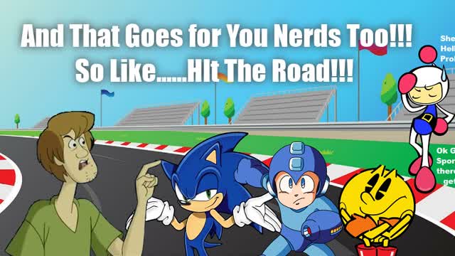 That Moment when Shaggy Realised he didn't get Announced for Sonic Racing Crossworlds Meme