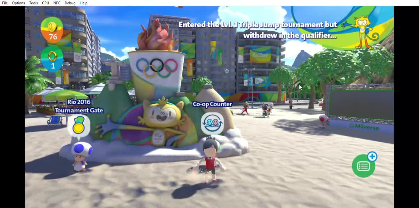 clip random de prueba en mario & sonic rio 2016