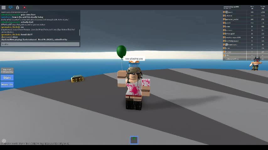 i got xaviersobased playing on roblox natural disaster survival!
