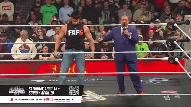 Oba Femi again LEVELS Brock Lesnar On RAW