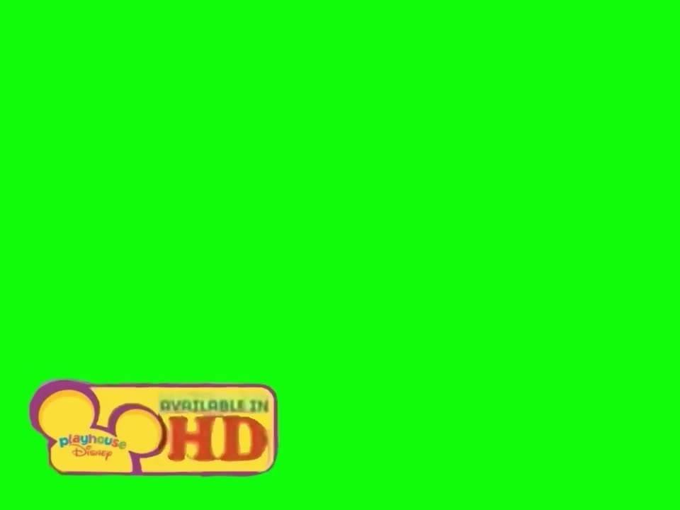 Playhouse Disney “Available in HD” Green Screen Chroma Key 2010-2011 (RECREATION)