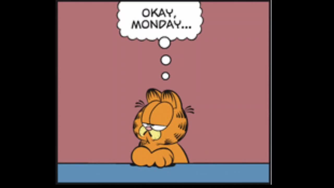 Two Odies for a Monday (Garfield Comic Dub)