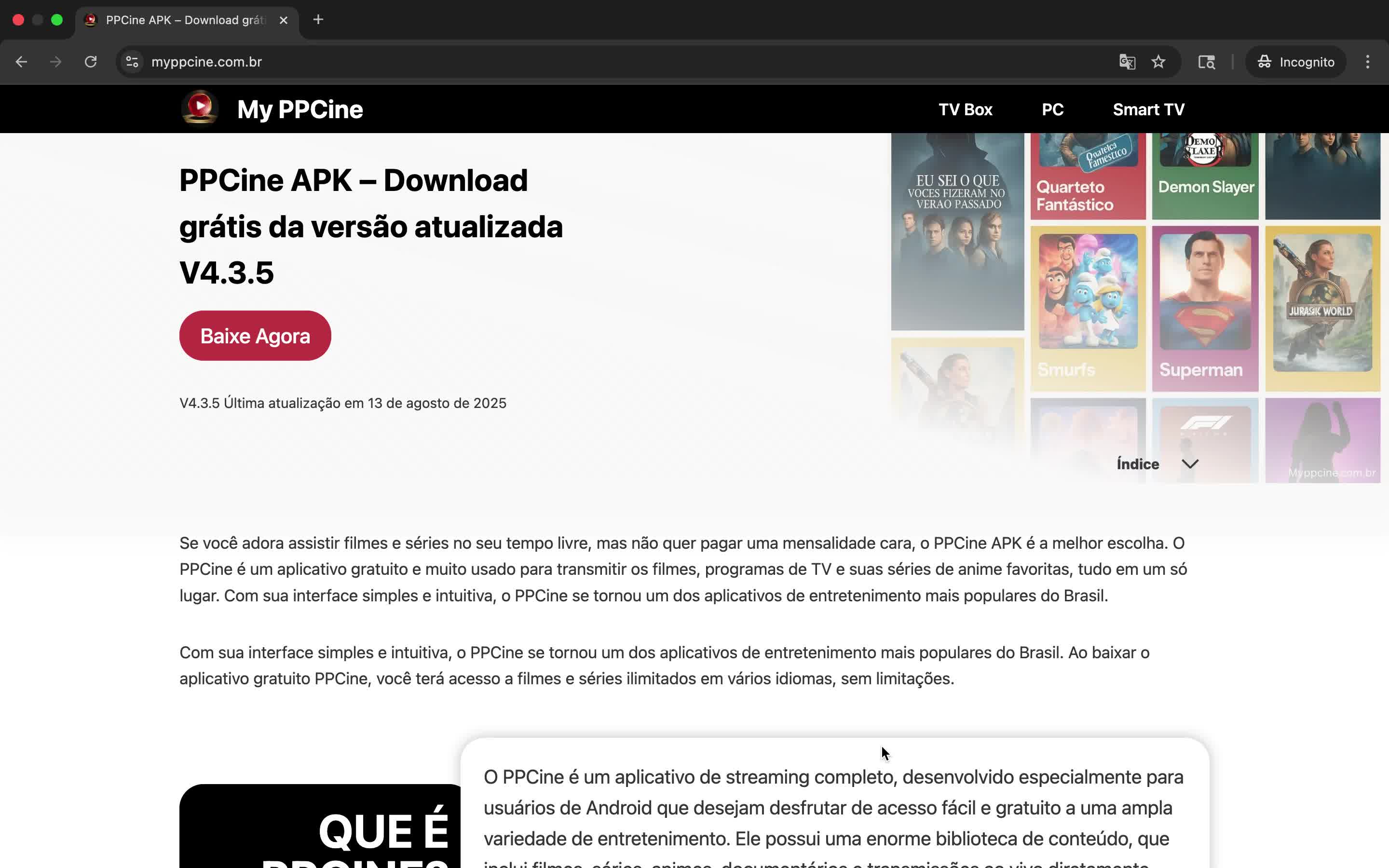 PPCine APK Full Entertainment Pack