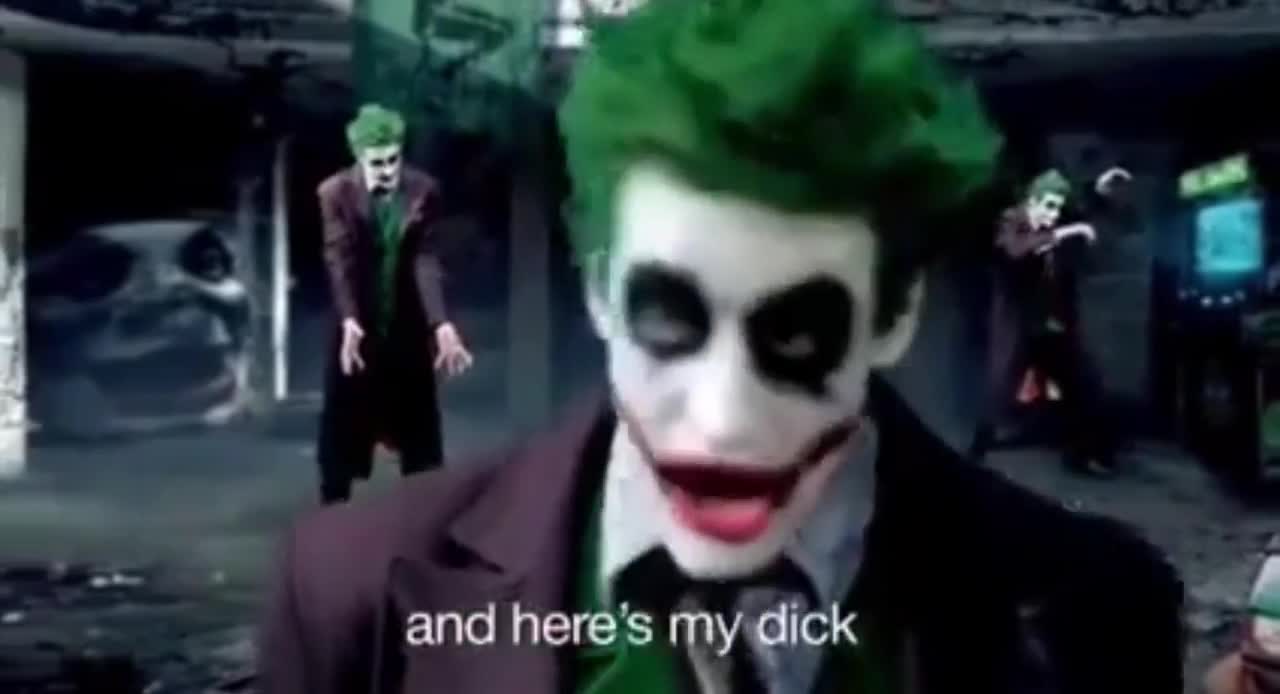 Here is your ass and here is your...