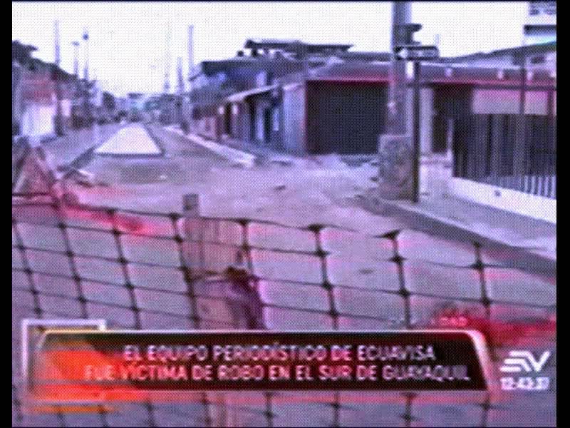 Robo a periodistas de Ecuavisa