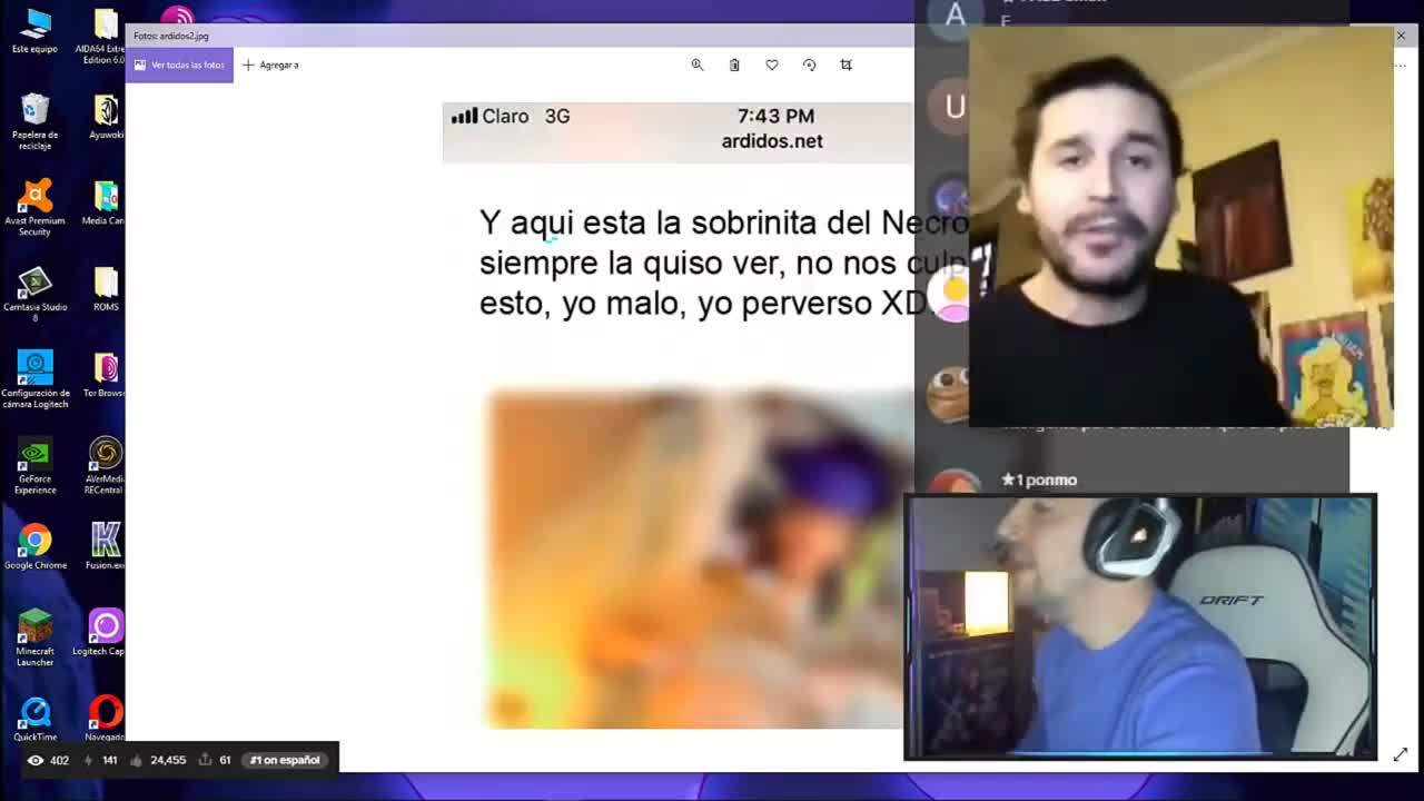 Danann justifica el acoso contra familiares, y contra menores de edad en Ardidos.