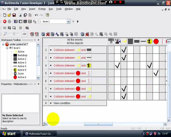 making a game from scratch in multymedia fiusion 2.0