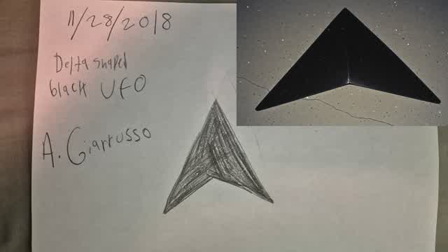 11/28/2018 Delta Shaped UFO 11/28/2018 Delta Shaped UFO