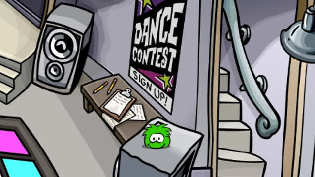 club penguin dance contest. (IM GUUD AT DIS)