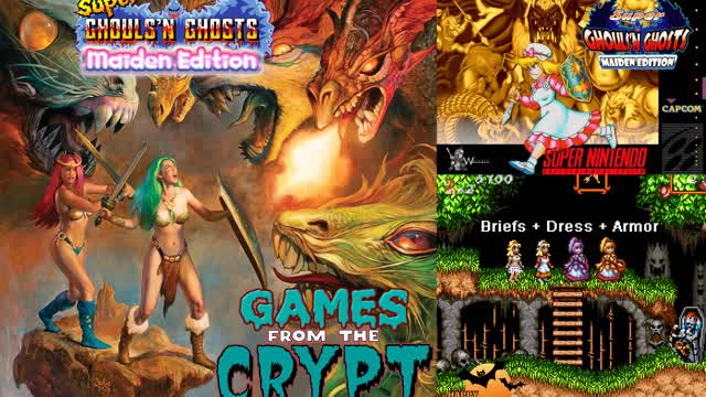 Games from the Crypt 2025 - Super Ghouls N Ghosts: Maiden Edition (Super Nintendo Rom Hack) Part 1