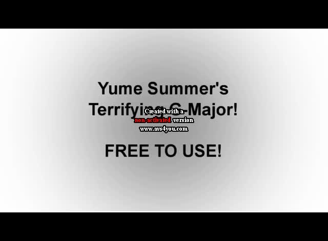 Yume Summer's Terrifying G-Major! Test (Free to Use!) Yume Summer's Terrifying G-Major! Test (Free to Use!)