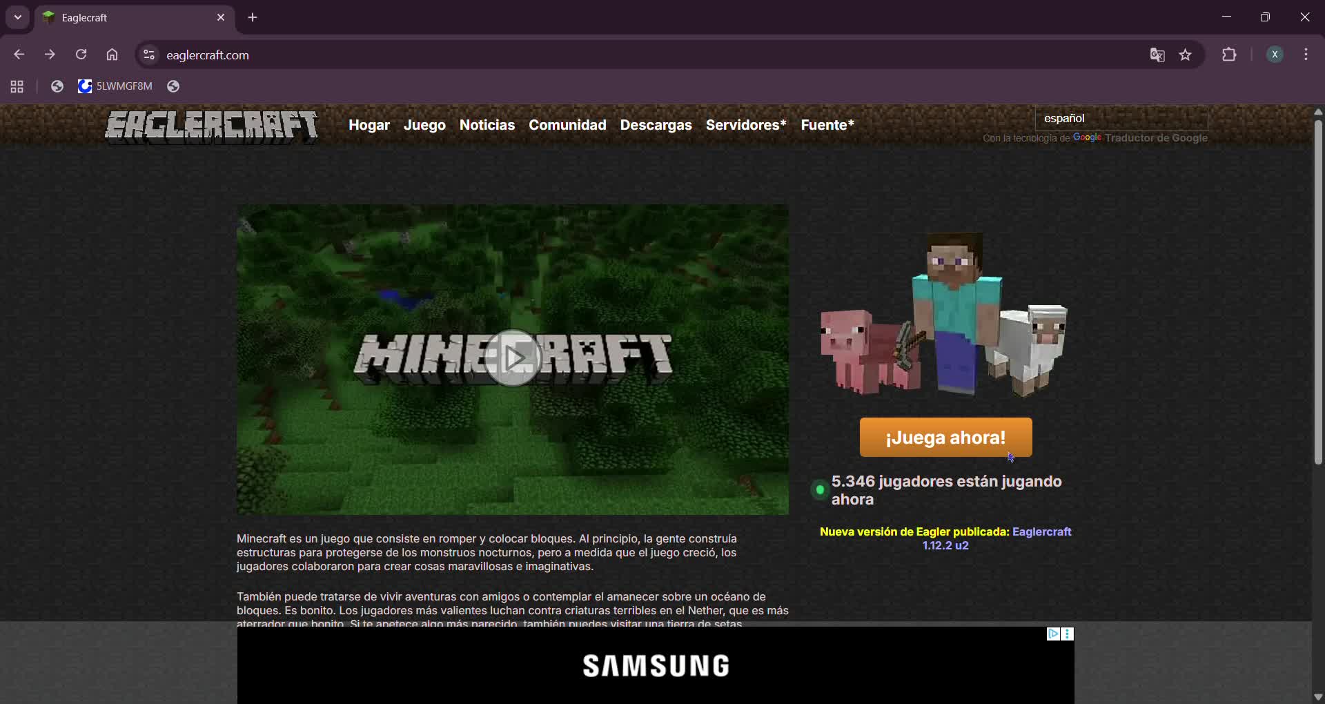Eaglercraft - como jugar tutorial :) Eaglercraft - como jugar tutorial :)