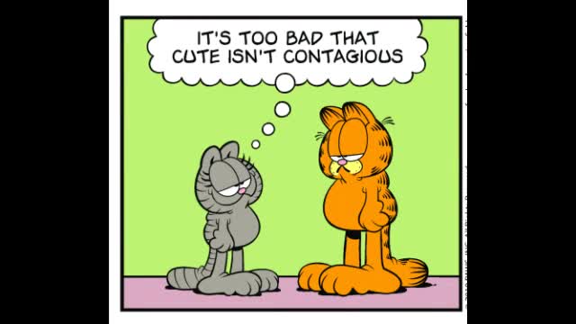Garfield Comic Dub_ Cute Isn't Contagious