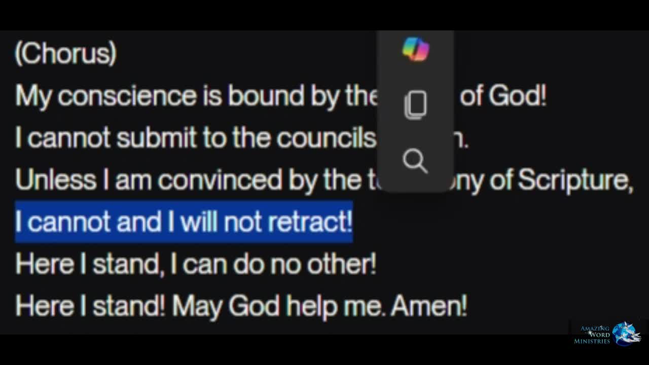 🔥Here I Stand Song