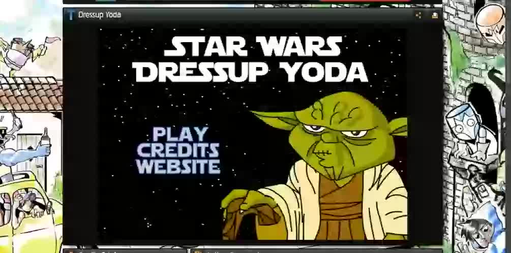 Dressing up yoda