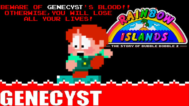 Rainbow Islands Megadrive/Genesis Version - Played on Genecyst Emulator for MS-DOS