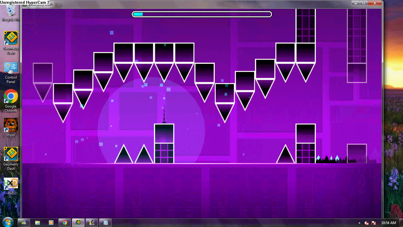 geometry dash gameplay!