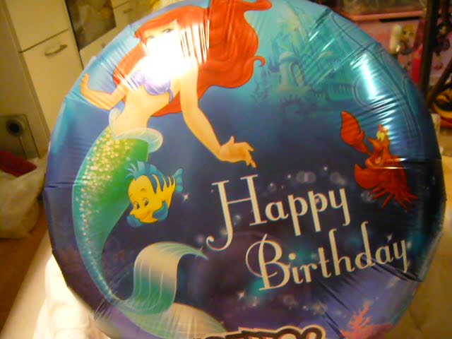 Mermaid Mylar balloon
