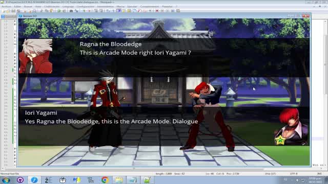 🗒️ How to Set Different Dialogues between [Arcade] and [Story] Modes in Ikemen GO ⚙️