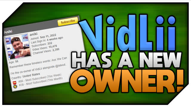 MAJOR SHAKEUP: Vidlii Has A New Owner!