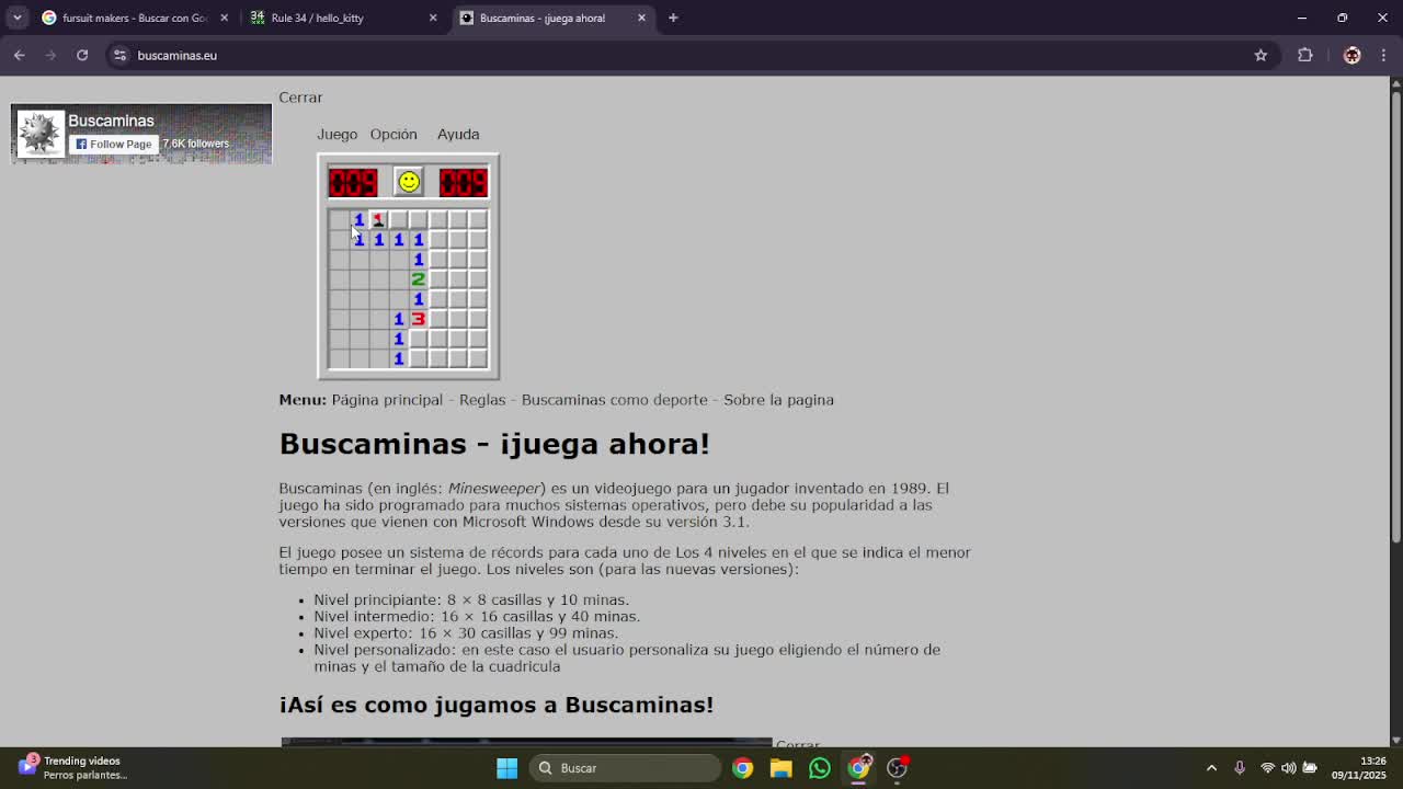 Tutorial busca minas parte 2