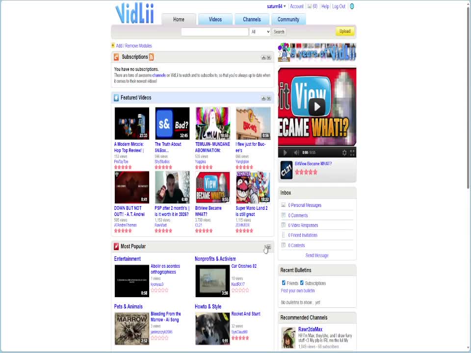 My first VidLii Video! My first VidLii Video!