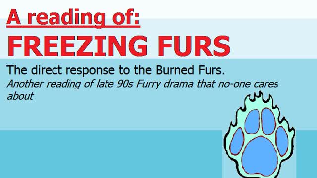 Freezing Furs - A Reading of 90s Furry Fandom Drama.