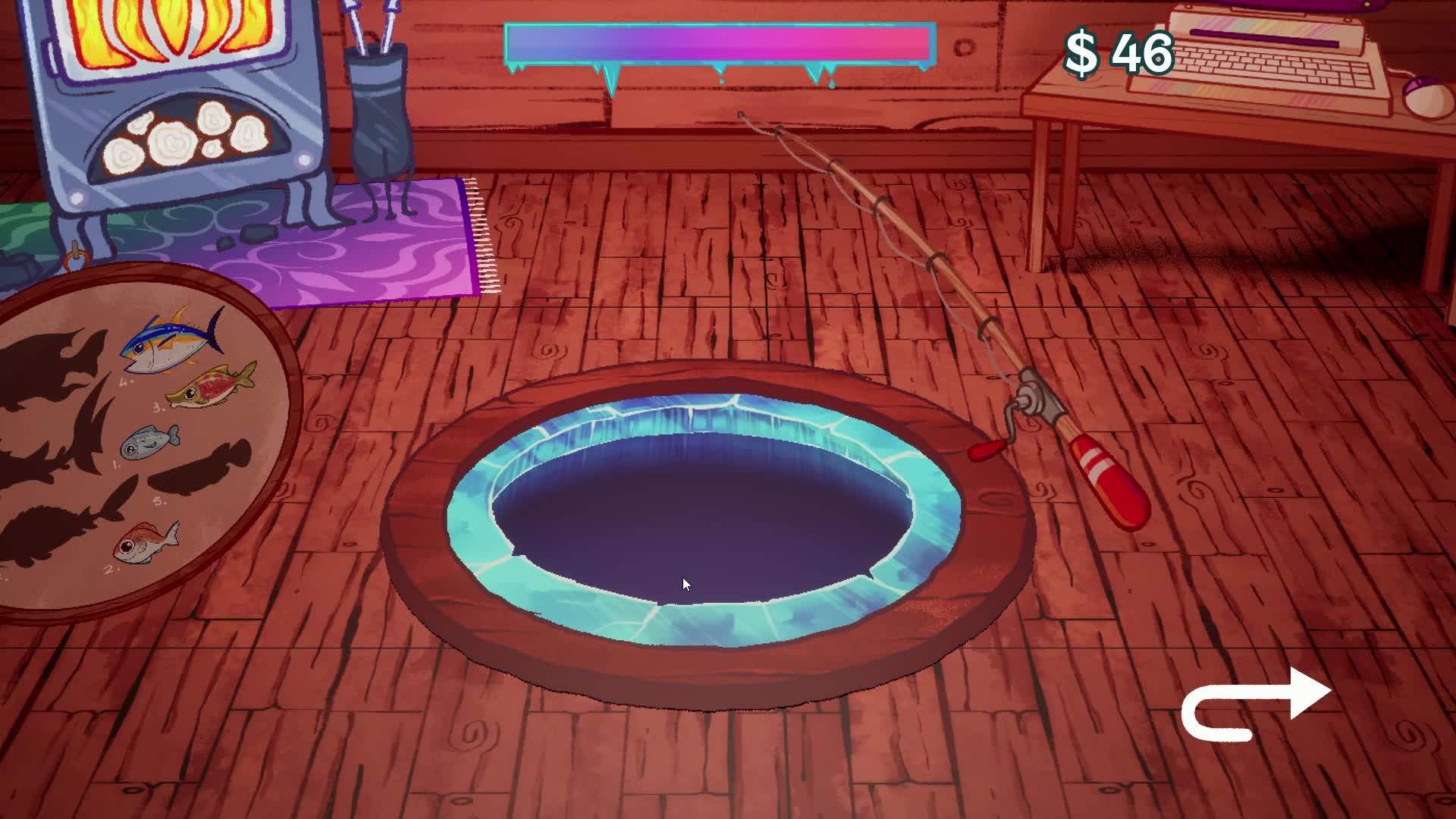 Frostype - Pescando con mecanografía y mucho frío Frostype - Pescando con mecanografía y mucho frío