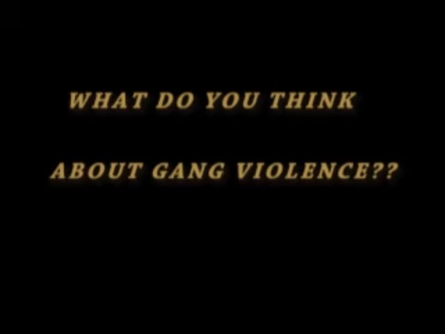 OG Speaks on Gang Violence