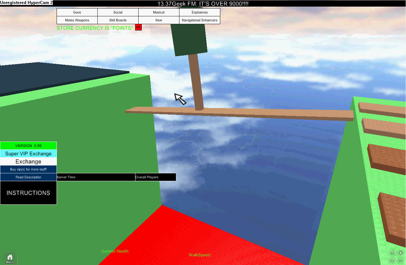 Roblox -  Survive the end of Robloxia - Sinkholes begin