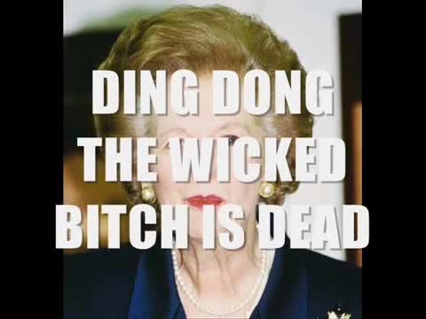 MARGARET THATCHER IS DEAD