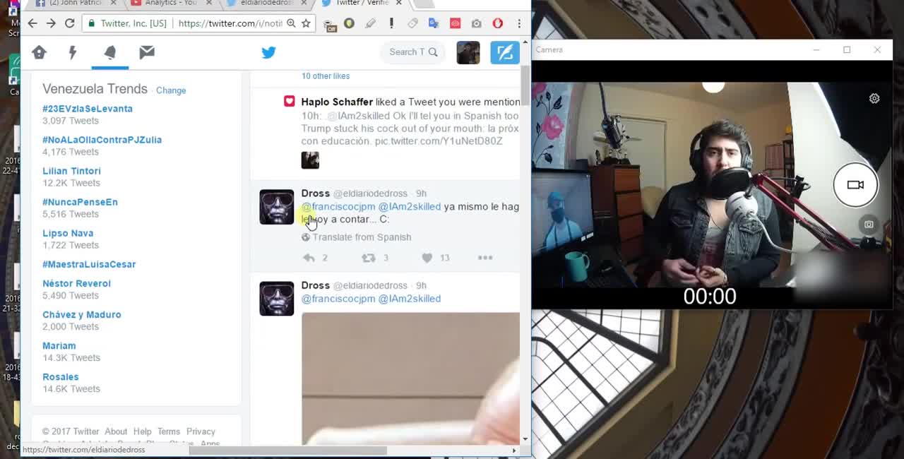 John Acquaviva humilla a Dross en Twitter.