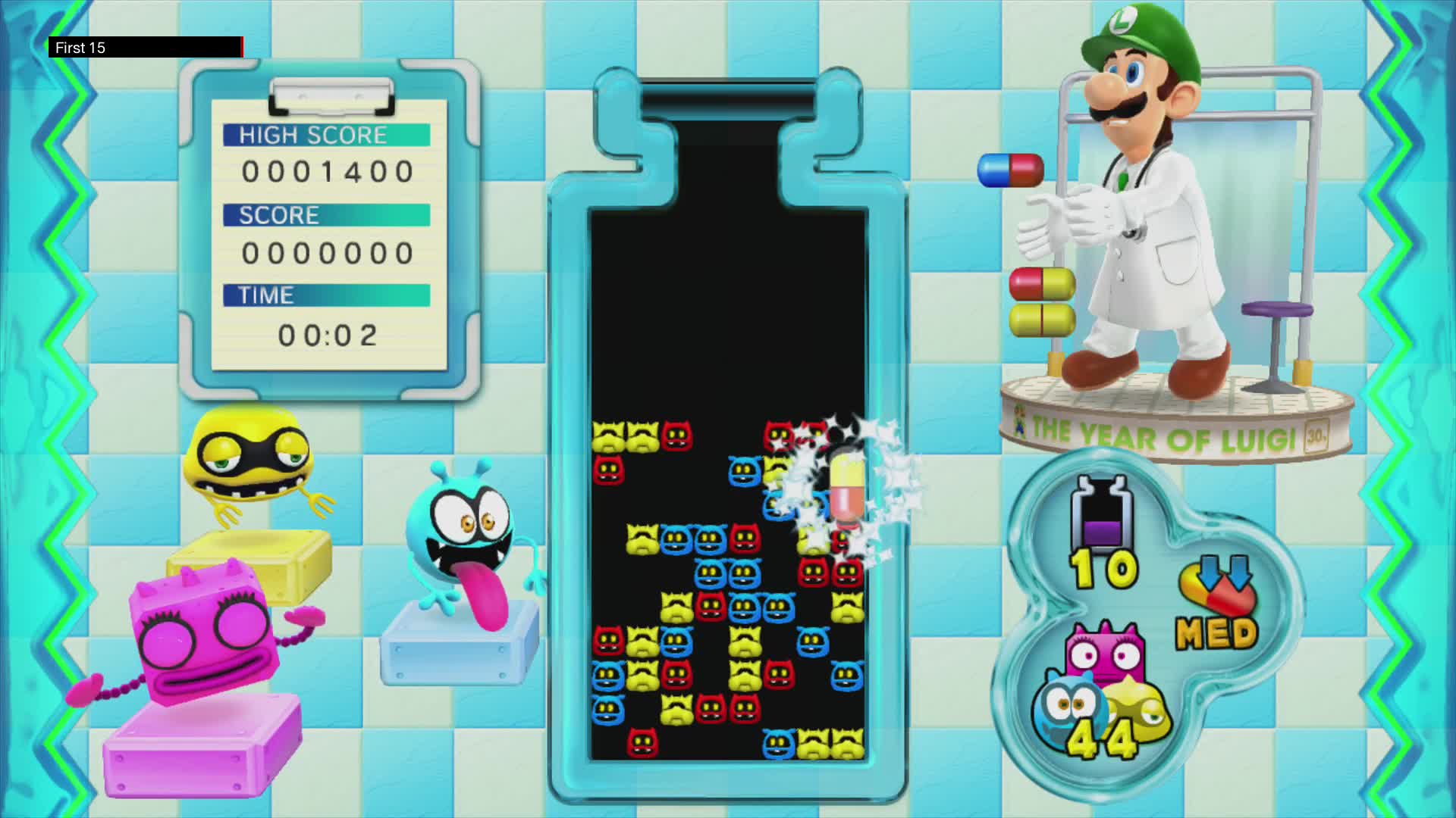 The First 15 Minutes of Dr. Luigi (Wii U)