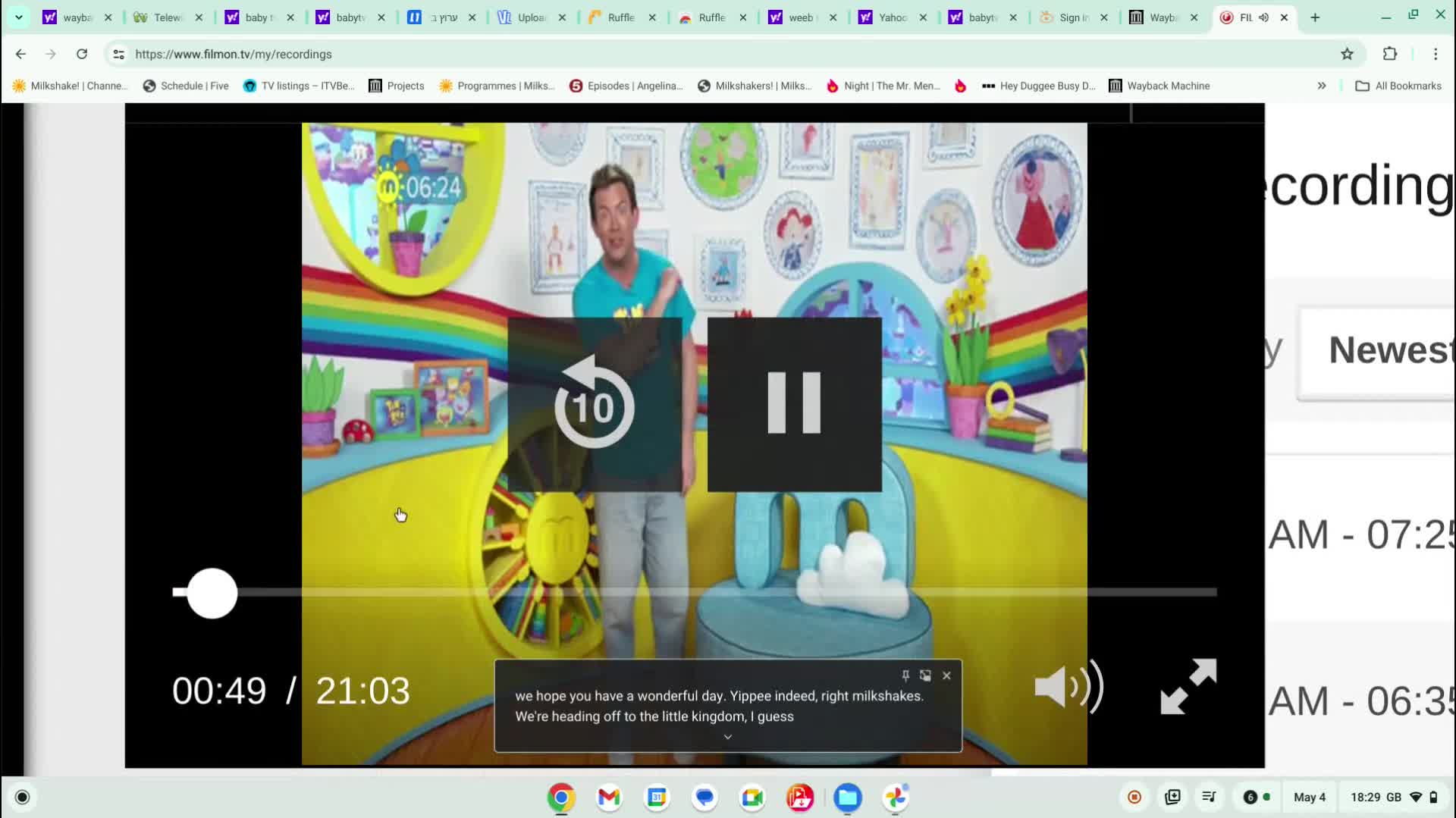 Channel 5/Milkshake - Continuity (4th May 2025)