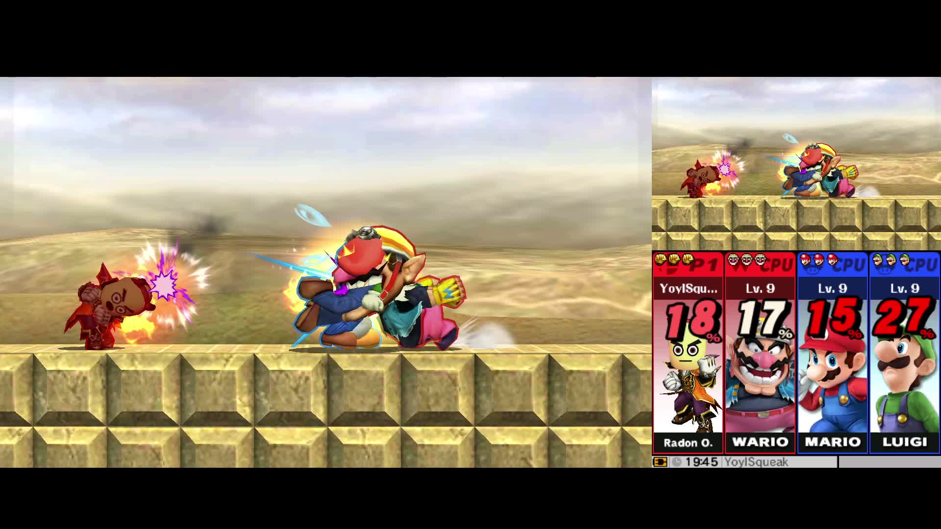 Smash Battle #8| Radon Overlord And Wario VS Mario and Luigi Smash Battle #8| Radon Overlord And Wario VS Mario and Luigi