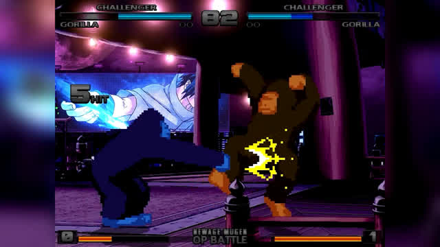 IKEMEN - Lithium Flower Vs. Dissidia: Match #1 (OP Gorilla Fight)