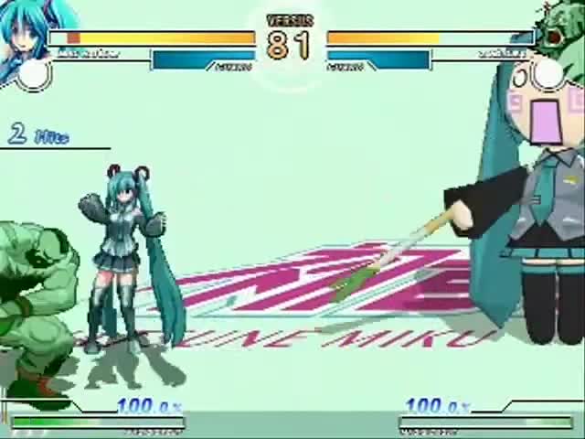 ☆Dissidia MUGEN☆ - Miku Hatsune Vs. Zangyura