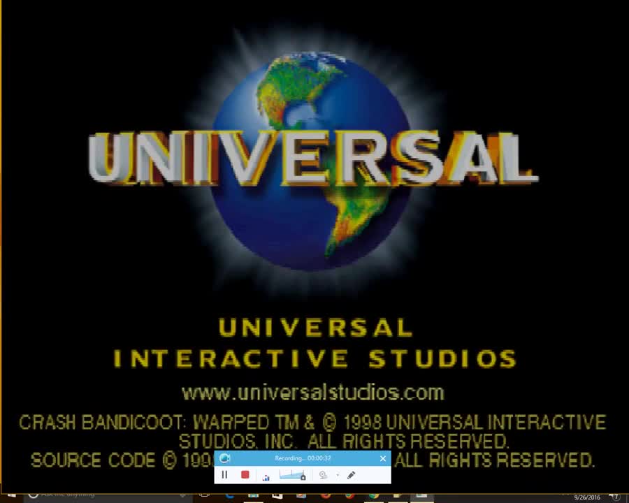 CRASH BANDICOOT 3 WARPED - the shortest intro ever!