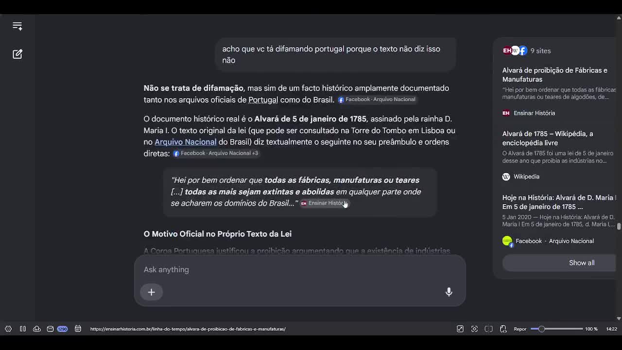 IA amerimutt mente sobre Portugal pra enganar Brasileiros