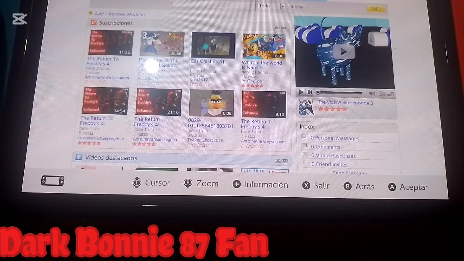 Vidlii on NINTENDO SWITCH!?! (sort off). Vidlii on NINTENDO SWITCH!?! (sort off).