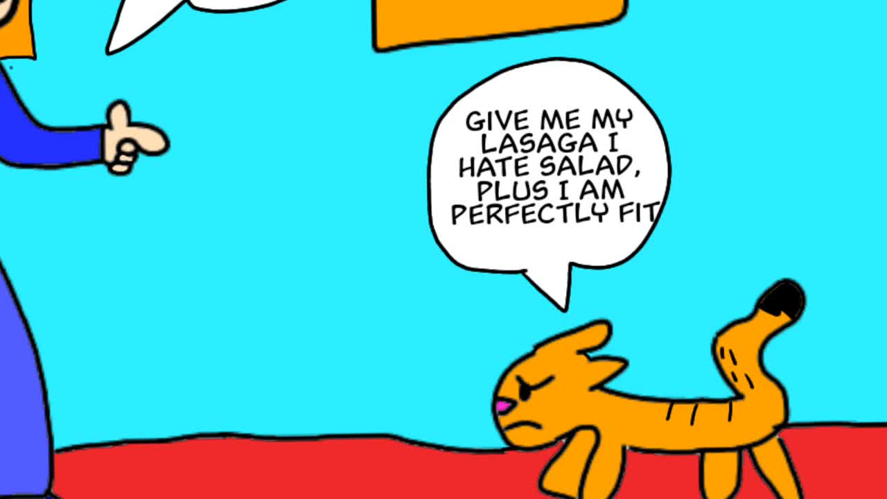 jon puts garfielf on a diet