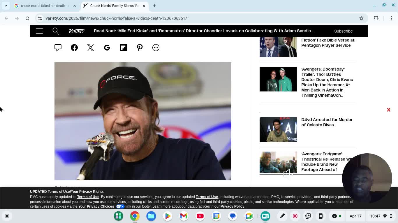😧Chuck Norris' Death Is Leading Nations To False Worship😧
