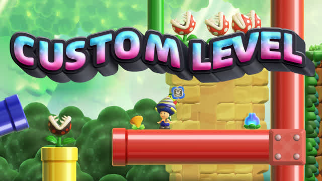 Perplexing Pipe-O-Rama - Super Mario Bros. Wonder Custom Level