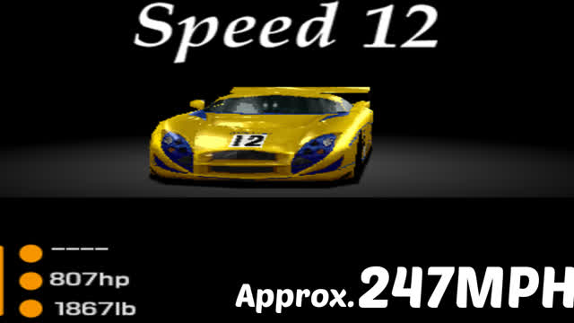 Gran Autismo 2 - TVR Speed 12